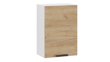 Навесной кухонный шкаф Детройт 1В5 (Белый/Дуб Крафт золотой) в Магадане