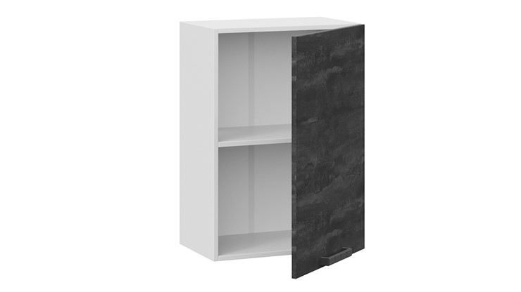 Шкаф настенный Детройт 1В5 (Белый/Угольный Камень) в Магадане - изображение 1