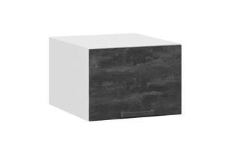 Кухонный шкаф Детройт 1В5ГП (Белый/Угольный Камень) в Магадане