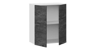 Шкаф навесной Детройт 1В6 (Белый/Угольный Камень) в Магадане - предосмотр 1