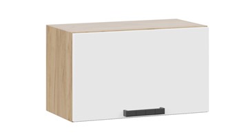 Кухонный навесной шкаф Детройт исп. 2 1В6Г (Дуб крафт золотой/Белый глянец) в Магадане