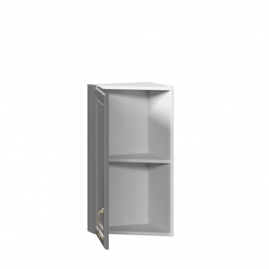 Шкаф кухонный Джелатто окончание 350 ЛД 241.690.000.118, Белый/Оникс серый в Магадане - изображение 1