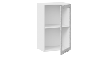 Кухонный шкаф Гранита 1В45С (Белый/Бетон снежный) в Магадане - предосмотр 1