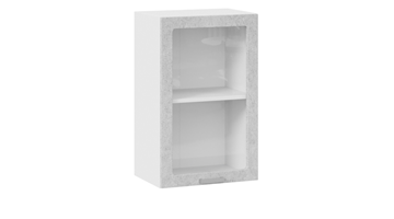 Кухонный шкаф Гранита 1В45С (Белый/Бетон снежный) в Магадане - предосмотр