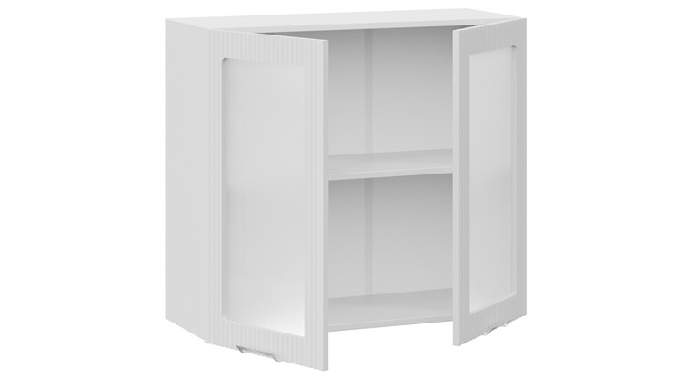 Кухонный шкаф Кимберли 1В8С (Белый, Сноу) в Магадане - изображение 1