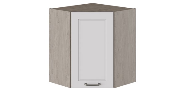 Навесной шкаф Одри угловой ВУ45_72-(40)_1ДР (Белый софт) в Магадане - изображение