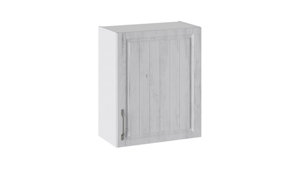 Шкаф настенный Прованс (Белый глянец/Санторини светлый) В_72-60_1ДР в Магадане - изображение