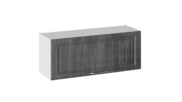Кухонный навесной шкаф Прованс (Белый глянец/Санторини темный) В_36-90_1ДО в Магадане