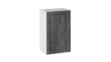 Навесной кухонный шкаф Прованс (Белый глянец/Санторини темный) В_72-45_1ДР в Магадане