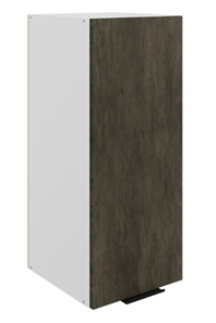 Кухонный шкаф Стоун L300 Н720 (1 дв. гл.) (белый/камень темно-серый) в Магадане