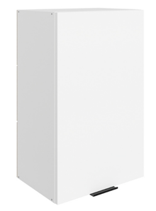 Кухонный шкаф Стоун L450 Н720 (1 дв. гл.) (белый/джелато софттач) в Магадане