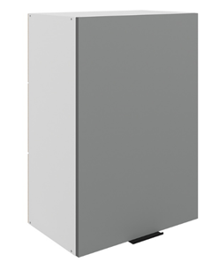 Навесной шкаф Стоун L500 Н720 (1 дв. гл.) (белый/оникс софттач) в Магадане - предосмотр
