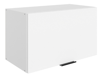 Навесной кухонный шкаф Стоун L600 Н360 (1 дв. гл.) (белый/джелато софттач) в Магадане