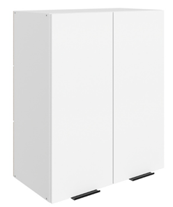 Навесной шкаф Стоун L600 Н720 (2 дв. гл.) (белый/джелато софттач) в Магадане