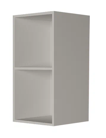 Кухонный навесной шкаф В7 40, Сатин/Белый в Магадане - изображение 1