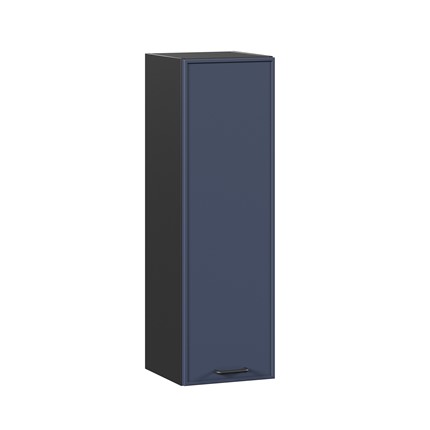 Шкаф кухонный высокий 300 Индиго ЛД 298.410.000.150, Чёрный/Тёмно-синий в Магадане - изображение
