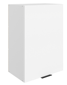 Шкаф навесной Стоун L500 Н720 (1 дв. гл.) (белый/джелато софттач) в Магадане