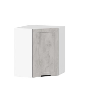 Кухонный угловой шкаф 600 Джамис ЛД 296.610.000.032, Белый/Белый камень в Магадане