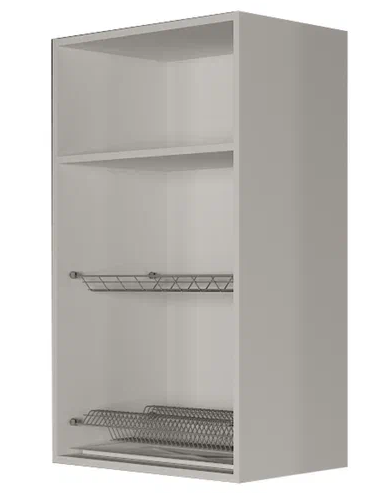 Кухонный шкаф ВС9 60, МДФ Розовый шагрень/Белый в Магадане - изображение 1
