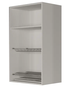 Сушильный шкаф на кухню ВС9 60, Сатин/Белый в Магадане - предосмотр 1