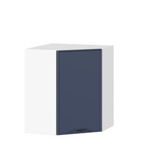 Шкаф кухонный угловой Индиго ЛД 298.610.000.116, Белый/Тёмно-синий в Магадане - предосмотр