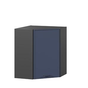 Шкаф кухонный угловой Индиго ЛД 298.610.000.158, Чёрный/Тёмно-синий в Магадане