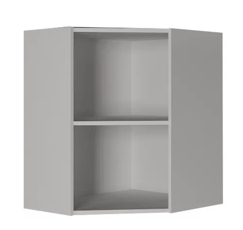 Кухонный угловой шкаф ВУ7, МДФ Софт бирюза/Белый в Магадане - изображение 1
