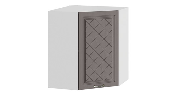 Кухонный шкаф угловой Бьянка 1В6У (Белый/Дуб серый) в Магадане - изображение