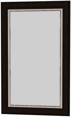 Навесное зеркало ЗП1, цвет Венге, 000026503 в Магадане - изображение