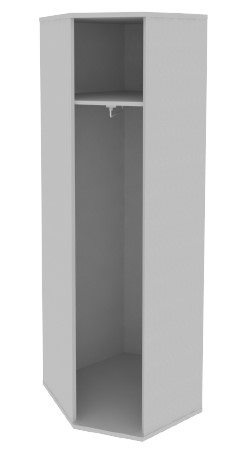 Угловой шкаф А.ГБ-3, Серый в Магадане - изображение 1