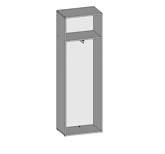 Шкаф для одежды НШ-10, Белый в Магадане - изображение 1