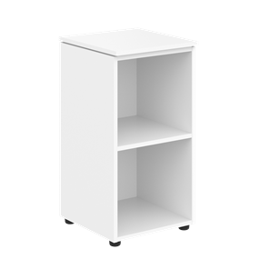 Низкий шкаф колонна MORRIS Дуб Базель/Белый MLC 42 (429х423х821) в Магадане - предосмотр