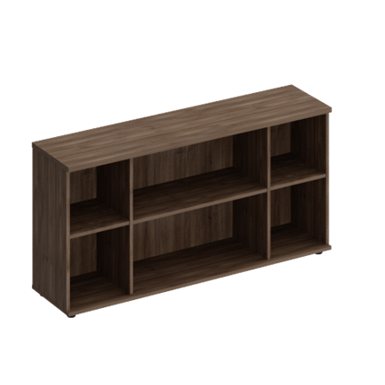 Каркас шкафа комбинированного низкого Комфорт, дуб шамони темный (154x38x75) К.521 в Магадане - изображение