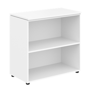 Каркас шкафа низкого MORRIS Дуб Базель/Белый  MLC 85 (854x423x821) в Магадане - предосмотр