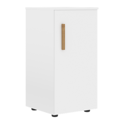 Низкий шкаф колонна с глухой дверью правой FORTA Белый FLC 40.1 (R) (399х404х801) в Магадане - изображение