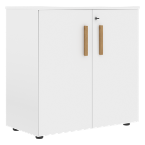 Низкий шкаф с малыми дверцами широкий FORTA Белый FLC 80.1(Z) (798х404х801) в Магадане