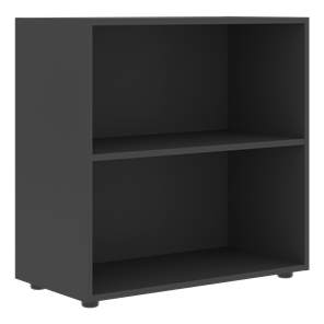 Шкаф широкий низкий FORTA Черный Графит FLC 80 (798х404х801) в Магадане