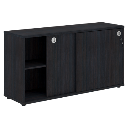 Шкаф со слайд-дверьми XTEN Дуб юкон XLC 1443 (1406х430х750) в Магадане - изображение