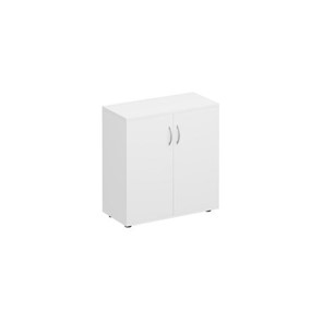 Шкаф для документов низкий закрытый Комфорт КФ, белый премиум (80x38x84 К.309 БП в Магадане