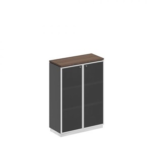 Шкаф для документов средний стекло в рамке Speech Cube (90x40x124.6) СИ 319 ДГ АР ХР в Магадане