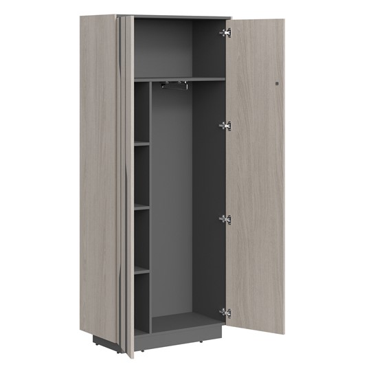 Шкаф для одежды LINE Дуб-серый-антрацит СФ-574401 (900х430х2100) в Магадане - изображение 1