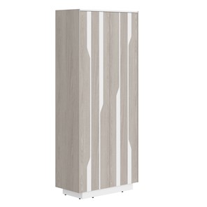 Шкаф гардероб LINE Дуб-серый-белый СФ-574401 (900х430х2100) в Магадане