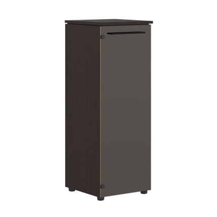 Шкаф средний MORRIS Дуб Базель/Венге Магия MMC 42.2 (429х423х1188) в Магадане - изображение