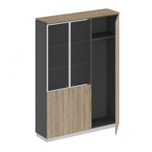 Шкаф комбинированный с гардеробом Bravo (150.2x40x203.4) СИ 310 ДС АР ДС/ХР в Магадане