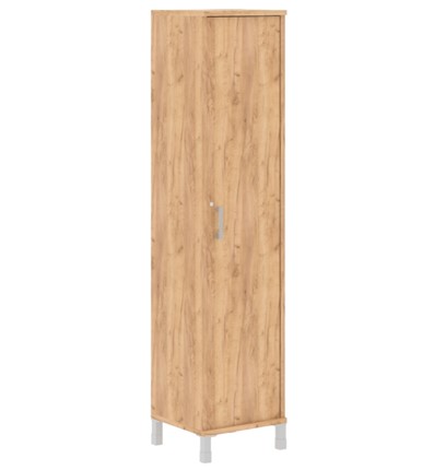 Шкаф для офиса Born В 431.7(RZ) колонка высокая с замком в глухой двери 475х450х2054 мм, Дуб Бофорд в Магадане - изображение
