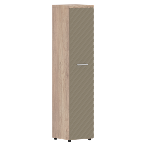 Шкаф TORR LUX TLHC 42.1 колонка с глухой дверью и топом 435х452х1958 Дуб Каньон/ Капучино в Магадане