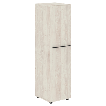 Шкаф с глухой дверью узкий средний LOFTIS Сосна Эдмонт LMC 40.1 (400х430х1517) в Магадане - изображение