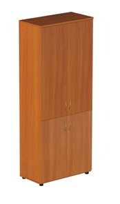 Шкаф высокий Референт Р.Ш-2Д, 4 двери, вишня в Магадане