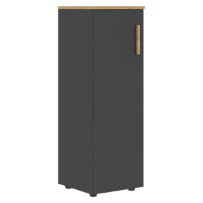 Шкаф колонна средний с левой дверью FORTA Графит-Дуб Гамильтон   FMC 40.1 (L) (399х404х801) в Магадане