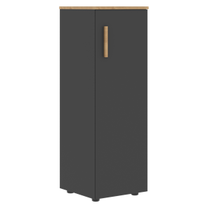 Средний шкаф колонна с правой дверью FORTA Графит-Дуб Гамильтон   FMC 40.1 (R) (399х404х801) в Магадане